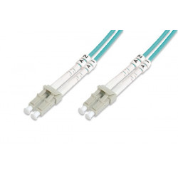 Digitus Fiber Optic Patch Cord, LC to LC Multimode 50 125 a, Duplex Length 20m, Class OM3