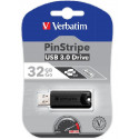 VERBATIM Store \'n\' Go PinStripe 32GB USB 3.0 černá