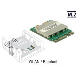 Delock Modul M.2 Key A+E samec  WLAN 11ac a b g n + Bluetooth 4.0