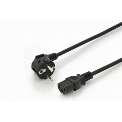 Digitus Power Cord, CEE 7 7 (Typ-F) 90o angled - C13 M F, 1.8m, H05VV-F3G 0.75qmm, VDE, bl