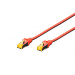 Digitus CAT 6A S-FTP patch cable, Cu, LSZH AWG 26 7, length 1 m, color red