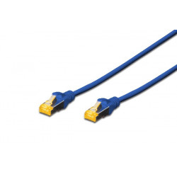 Digitus CAT 6A S-FTP patch cable, Cu, LSZH AWG 26 7, length 10 m, color blue