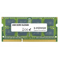 2-Power 4GB MultiSpeed 1066 1333 1600 MHz DDR3 SoDIMM 2Rx8 (1.5V 1.35V) (DOŽIVOTNÍ ZÁRUKA)
