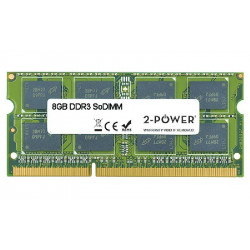 2-Power 8GB MultiSpeed 1066 1333 1600 MHz DDR3 SoDIMM 2Rx8 (1.5V 1.35V) (DOŽIVOTNÍ ZÁRUKA)