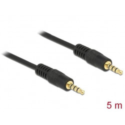 Delock Cable Stereo Jack 3.5 mm 4 pin male  male 5 m