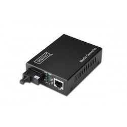 Digitus Media Converter, Singlemode, BiDi, WDM Gigabit Ethernet, Tx1310nm Rx1550nm SC connector, Up to 80km