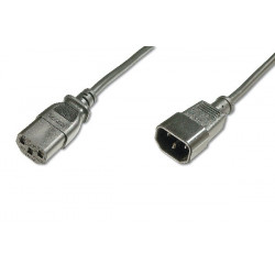 Digitus Prodlužovací napájecí kabel, C14 - C13 M F, 1,8 m, H05VV-F3G 0,75qmm, bl