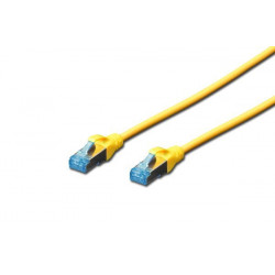 Digitus CAT 5e SF-UTP patch cable, PVC AWG 26 7, length 3 m, color yellow