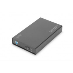 Digitus Externí 3,5 " kryt HDD SSD, SATA-III na USB 3.0 s prémiovým hliníkovém pouzdrem