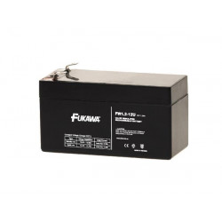 akumulátor FUKAWA FW 1,2-12 U (12V; 1,2Ah; faston 4,7mm; životnost 5let; 43mm) 