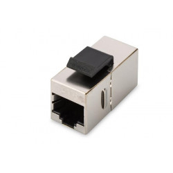 Digitus CAT 5e modular coupler, shielded RJ45 to RJ45, for panel connection