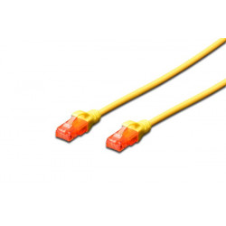 Digitus CAT 6 U-UTP patch cable, Cu, LSZH AWG 26 7, length 5 m, color yellow