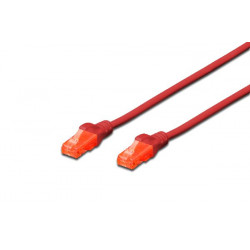 Digitus CAT 6 U-UTP patch cable, Cu, LSZH AWG 26 7, length 10 m, color red