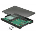 Delock 2.5” Převodník SATA 22 pin  1 x mSATA 1 x CFast - 9,5 mm