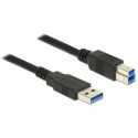 Delock Kabel USB 3.0 Typ-A samec  USB 3.0 Typ-B samec 1,5 m černý
