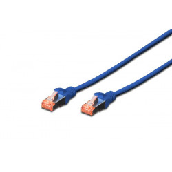 Digitus CAT 6 S-FTP patch cable, Cu, LSZH AWG 27 7, length 7 m, color blue