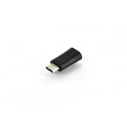Ednet Adaptér USB typu C, typ C na mikro B M F, 3A, 480 MB, verze 2.0, bl