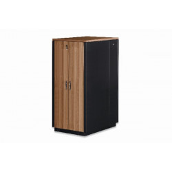 Digitus 42U SOUNDproof rack, 2110x750x1130 mm dřevěný dekor teak, černý (RAL 9005)