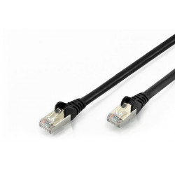 Ednet Patch kabel, CAT6, RJ45 samec samec, 1,0 m, S-FTP, AWG 27 7, LSZH, černý