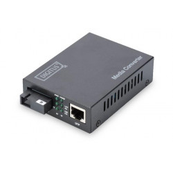 Digitus Media Converter, Singlemode, BiDi, WDM Gigabit Ethernet, Tx1550nm Rx1310nm SC connector, Up to 20km