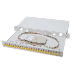 DIGITUS Professional Fiber Optic Splice Box, Equipped, ST, OS2 