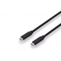 Digitus Připojovací kabel USB typu C, typ C na C M M, 1,0 m, Gen2, 5A, 10 GB, verze 3.1, CE, bl