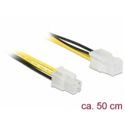 Delock Prodlužovací kabel P4 4 pin samec  P4 4 pin samice 50 cm