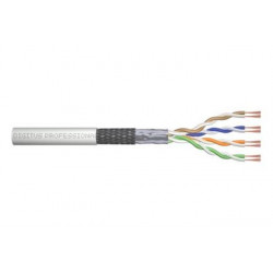 Digitus Patch kabel CAT 5e SF UTP s kroucenou dvojlinkou, surovýPropojovací kabel CAT 5e SF-UTP, surový, délka 305 m, papírová