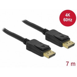 Delock Displayport 1.2 kabel samec  Displayport samec 4K 60 Hz 7 m