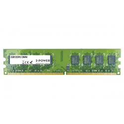 2-Power 2GB MultiSpeed 533 667 800 MHz DDR2 Non-ECC DIMM 2Rx8 ( DOŽIVOTNÍ ZÁRUKA )