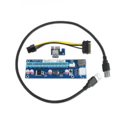 !! AKCE !! GEMBIRD PCI-Express riser add-on card