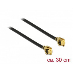 Delock Anténní kabel MHF U.FL-LP-068 kompatibilní samec  MHF U.FL-LP-068 kompatibilní samec 30 cm 1,13
