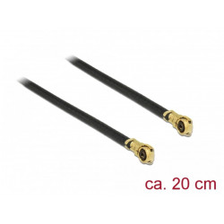 Delock Anténní kabel MHF IV HSC MXHP32 kompatibilní samec  MHF IV HSC MXHP32 kompatibilní samec 20 cm 1,13