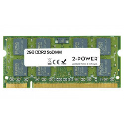 2-Power 2GB MultiSpeed 533 667 800 MHz DDR2 SoDIMM 2Rx8 (DOŽIVOTNÍ ZÁRUKA)