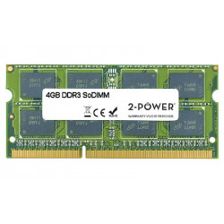 2-Power 4GB PC3-8500S 1066MHz DDR3 CL7 SoDIMM 2Rx8 (DOŽIVOTNÍ ZÁRUKA)