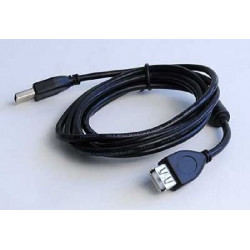 Kabel CABLEXPERT USB A-A 4,5m 2.0 prodlužovací HQ s ferritovým jádrem