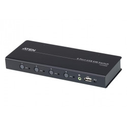 ATEN KVM switch CS724KM 4-port USB Boundless KM Switch (Cables included)