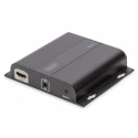 DIGITUS 4K HDMI Extender přes IP, 4K*2K@30 Hz přes síťový kabel (CAT 5 5e 6 7), přijímací jednotka
