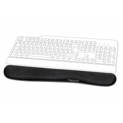 Delock Opěrka zápěstí pro klávesnici notebook černá