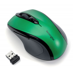 Kensington Pro Fit myš, Bezdrátová USB, Optická, 1600 dpi, Černá-zelená ( K72424WW )