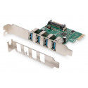 Digitus USB 3.0, 4 Port, PCI Express Add-On karta 4 porty A F External, VL805 chipset