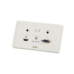 ATEN HDMI & VGA HDBaseT Transmitter with EU Wall Plate (4K@100m)