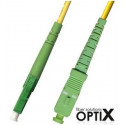 OPTIX LC APC-LC APC patch cord 09 125 2m duplex G657A 1,8mm