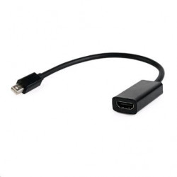 GEMBIRD Kabel CABLEXPERT red. miniDisplayport na HDMI, M F, černá