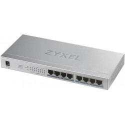Zyxel GS1008-HP, 8 Port Gigabit PoE+ unmanaged desktop Switch, 8 x PoE, 60 Watt