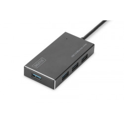 DIGITUS Hub USB 3.0, 7 portů vč. Napájecí zdroj 5V 3,5A Hliníkový kryt