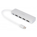 DIGITUS Rozbočovač USB Type-C ™ 4 (USB 3.0) + PD