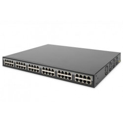 DIGITUS Professional 24 port gigabit PoE+ injector