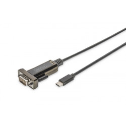 DIGITUS USB Type C 2.0 na sériový převodník, délka kabelu DSM 9M 1m