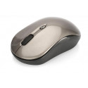 Bezdrátová optická notebooková myš ednet 2.4GHz 800 1200 1600 DPI, Nano přijímač, černá šedá